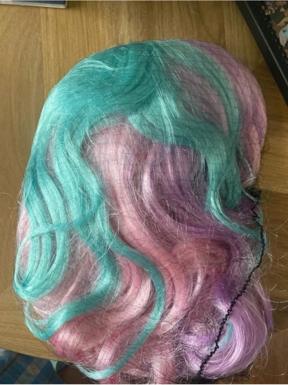 Spirit Kids Costume Wig in Pink, Teal & Lavender